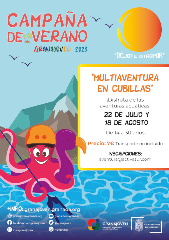 Verano Granajoven. MULTIAVENTURA EN CUBILLAS